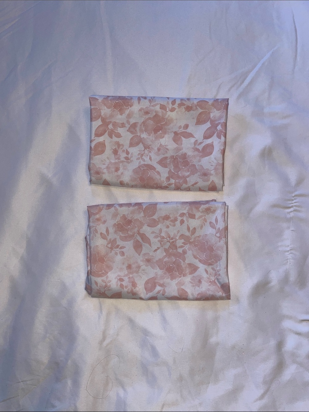 Mainstays Pink Floral Pillowcase Pair